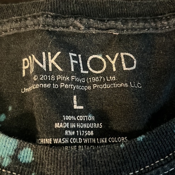 Pink Floyd Splattered Paint Tee-Shirt - Picture 3 of 3